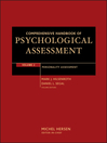 Comprehensive Handbook of Psychological Assessment, Personality Assessment